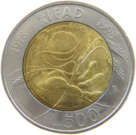 ITALY 500 LIRE 1998 #s014 0283 - 500 Liras