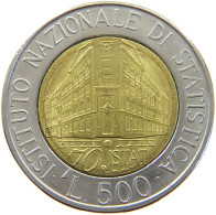 ITALY 500 LIRE 1996 #s014 0281 - 500 Lire