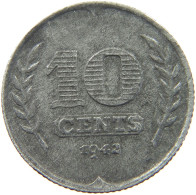NETHERLANDS 10 CENTS 1942 #c020 0411 - 10 Cent