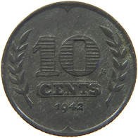 NETHERLANDS 10 CENTS 1942 #s023 0061 - 10 Cent