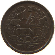 NETHERLANDS 1/2 CENT 1940 TOP #s019 0141 - 0.5 Centavos