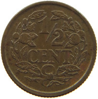 NETHERLANDS 1/2 CENT 1936 #a086 0169 - 0.5 Cent