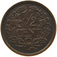 NETHERLANDS 1/2 CENT 1930 #c011 0481 - 0.5 Centavos