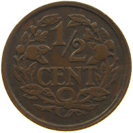 NETHERLANDS 1/2 CENT 1930 #a086 0185 - 0.5 Cent