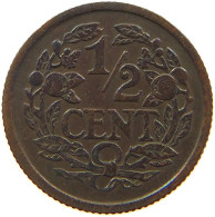 NETHERLANDS 1/2 CENT 1934 #a086 0177 - 0.5 Centavos