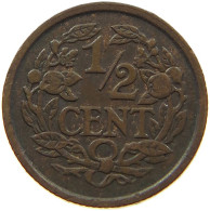 NETHERLANDS 1/2 CENT 1930 #a015 0281 - 0.5 Cent