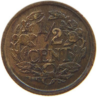 NETHERLANDS 1/2 CENT 1921 #a015 0287 - 0.5 Cent