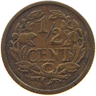 NETHERLANDS 1/2 CENT 1928 #a015 0277 - 0.5 Centavos