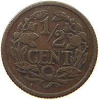 NETHERLANDS 1/2 CENT 1914 #s051 0965 - 0.5 Cent