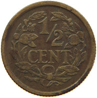 NETHERLANDS 1/2 CENT 1914 #s012 0125 - 0.5 Centavos