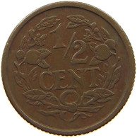 NETHERLANDS 1/2 CENT 1912 #c084 0483 - 0.5 Cent