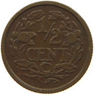 NETHERLANDS 1/2 CENT 1914 #c011 0477 - 0.5 Centavos