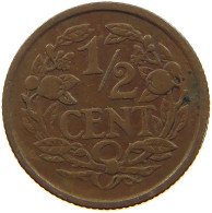 NETHERLANDS 1/2 CENT 1911 #s079 0237 - 0.5 Cent