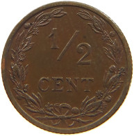 NETHERLANDS 1/2 CENT 1906 #c022 0727 - 0.5 Centavos