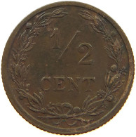 NETHERLANDS 1/2 CENT 1906 #a086 0197 - 0.5 Centavos