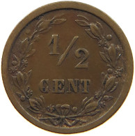 NETHERLANDS 1/2 CENT 1901 #c022 0749 - 0.5 Centavos