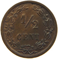 NETHERLANDS 1/2 CENT 1901 #s012 0127 - 0.5 Centavos