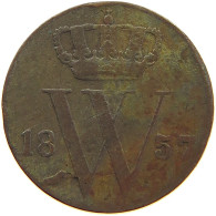 NETHERLANDS 1/2 CENT 1857 #c065 0127 - 1849-1890 : Willem III