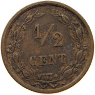 NETHERLANDS 1/2 CENT 1894 #a015 0247 - 0.5 Centavos