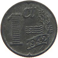 NETHERLANDS 1 CENT 1942 TOP #s023 0003 - 1 Centavos