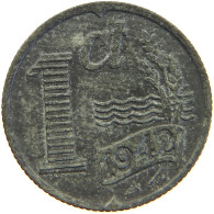 NETHERLANDS 1 CENT 1942 #c045 0307 - 1 Cent