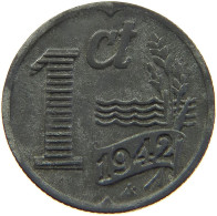 NETHERLANDS 1 CENT 1942 #a006 0757 - 1 Cent