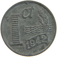 NETHERLANDS 1 CENT 1942 #a068 0465 - 1 Cent