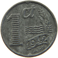 NETHERLANDS 1 CENT 1942 #a006 0589 - 1 Centavos