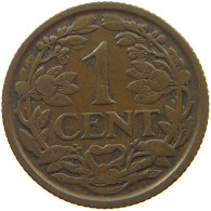 NETHERLANDS 1 CENT 1929 #a085 0833 - 1 Centavos