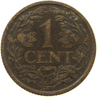 NETHERLANDS 1 CENT 1922 #a085 0819 - 1 Centavos