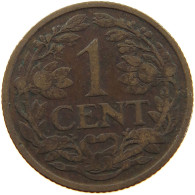 NETHERLANDS 1 CENT 1921 #a015 0481 - 1 Centavos