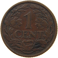 NETHERLANDS 1 CENT 1917 #a013 0433 - 1 Cent