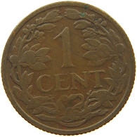 NETHERLANDS 1 CENT 1913 #a085 0825 - 1 Centavos