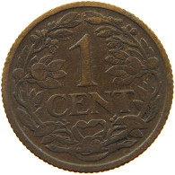 NETHERLANDS 1 CENT 1915 #s012 0205 - 1 Centavos