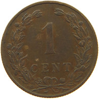 NETHERLANDS 1 CENT 1901 #a085 0773 - 1 Centavos