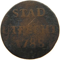 NETHERLANDS DUIT 1788 UTRECHT #a016 0201 - Monedas Provinciales