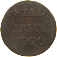 NETHERLANDS DUIT 1790 UTRECHT #c032 0155 - Provincial Coinage