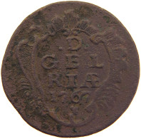 NETHERLANDS DUIT 1767 GELDERLAND #c063 0041 - Provincial Coinage