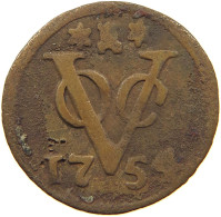 NETHERLANDS DUIT 1754 HOLLAND #a036 0759 - Provincial Coinage