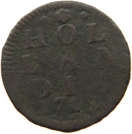 NETHERLANDS DUIT 1702 HOLLAND #s044 0295 - Provincial Coinage