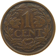 NETHERLANDS CENT 1922 #s078 0941 - 1 Centavos