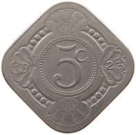 NETHERLANDS 5 CENTS 1923 #a047 0665 - 5 Cent