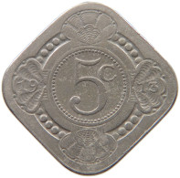 NETHERLANDS 5 CENTS 1913 #a034 0841 - 5 Centavos