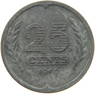 NETHERLANDS 25 CENTS 1941 #a006 0065 - 25 Cent