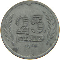 NETHERLANDS 25 CENTS 1941 #a006 0073 - 25 Cent