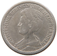 NETHERLANDS 25 CENTS 1918 #a033 0663 - 25 Cent