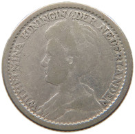 NETHERLANDS 25 CENTS 1918 #a044 0195 - 25 Centavos