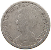 NETHERLANDS 25 CENTS 1914 #a032 0929 - 25 Cent