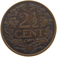 NETHERLANDS 2 1/2 CENTS 1929 #c063 0563 - 2.5 Cent