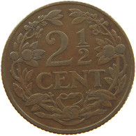 NETHERLANDS 2 1/2 CENTS 1913 #c062 0461 - 2.5 Cent